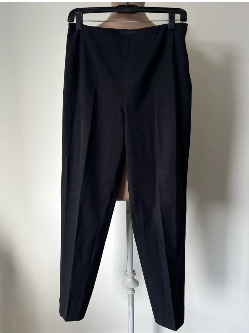 Piazza Sempione Marion Black Straight-Leg Women's Pants